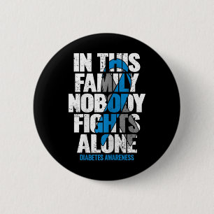 I november Bäror vi Blue T1d T2d Diabetes Knapp