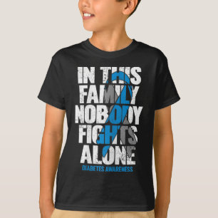 I november Bäror vi Blue T1d T2d Diabetes T Shirt