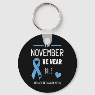 I november Bäror vi blydiabetes typ 1- diabetes. Nyckelring