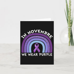 I november Bäror vi Lila Pankreascancer Medveten Kort
