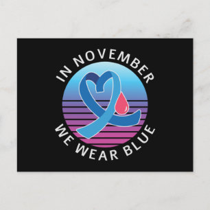 I november månad är det Bäran för månaden för medv Vykort