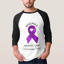 I november månad är Pankreascancermedvetande månad T Shirt
