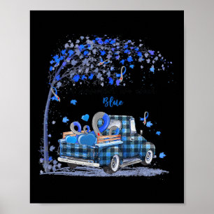 I november uppmärksammade vi bära Blue lastbil-dia Poster