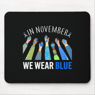 I november uppmärksammar vi Bära Blue Händer Diabe Musmatta