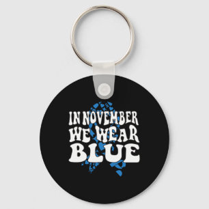 I november uppmärksammar vi Bära Blue Ribbon Diabe Nyckelring