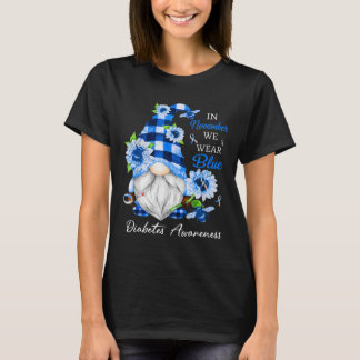 I november uppmärksammar vi Bäran Blue Gnome Diabe T Shirt