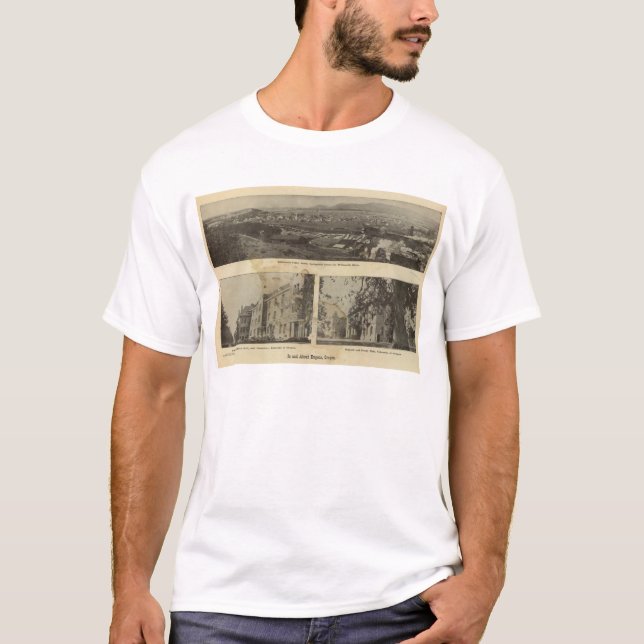 I och om Eugene Oregon T-shirt (Framsida)