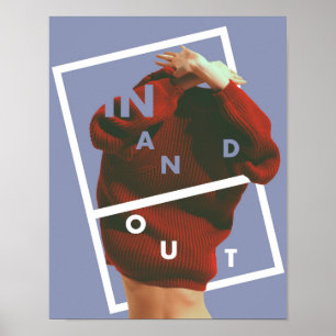 I och ut poster