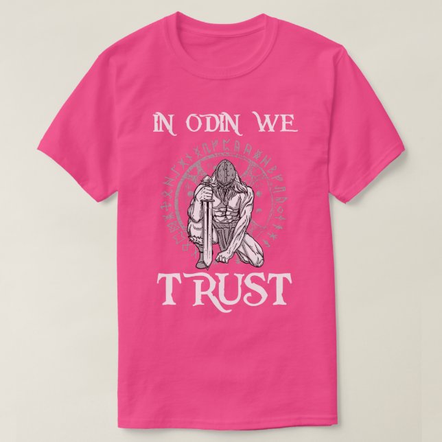 I Odin Trust Valhalla 1 T Shirt (Design framsida)