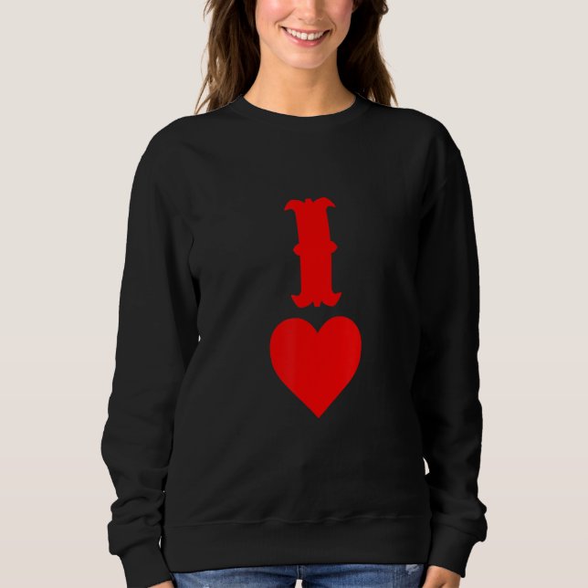 I Of Hearts Love Couples Valentines Day Gifts for  T Shirt (Framsida)