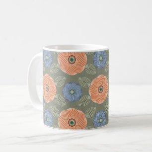 I Ögon i en blomma Kaffemugg