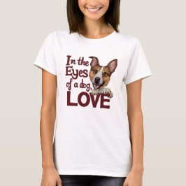 I Ögon i Kärlek vid Hund T Shirt