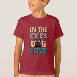I Ögon i Kärlek vid Hund T Shirt