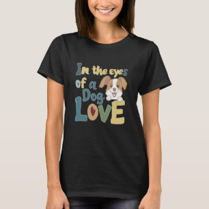 I Ögon i Kärlek vid Hund T Shirt