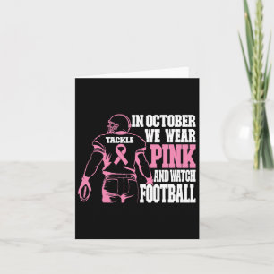 I oktober 2005 Bära vi Rosa Football Breast Cancer Kort