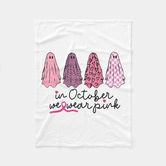 I oktober 2010 Bära Nk Ghost Boo Halloween Breast  Fleecefilt (Framsidan)