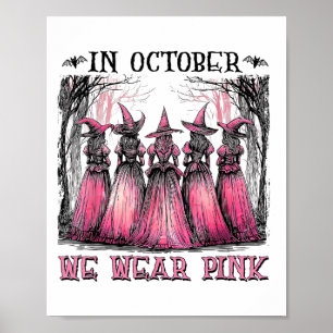 I oktober 2010 Bära Nk Ribbon Witch Halloween Brea Poster