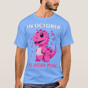 I oktober 2010 bära rosa t shirt
