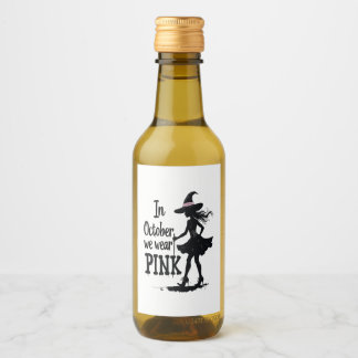 I oktober 2010 Bära Rosa Witches Halloween fest Vinetikett