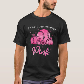 I oktober 2010 Bära vi Rosa Baseball Softball Brea T Shirt