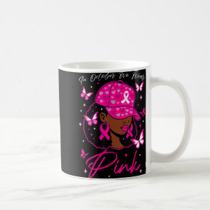 I oktober 2010 Bära vi Rosa Breast Cancer Awarenes Kaffemugg
