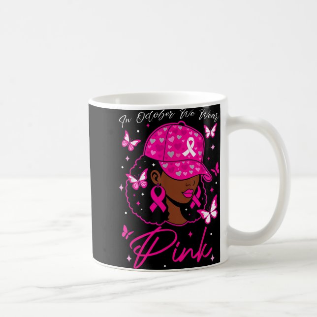 I oktober 2010 Bära vi Rosa Breast Cancer Awarenes Kaffemugg (Höger)