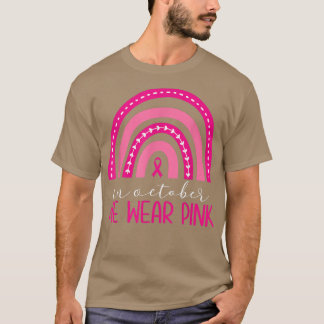 I oktober 2010 Bära vi Rosa Breast Cancer Awarenes T Shirt