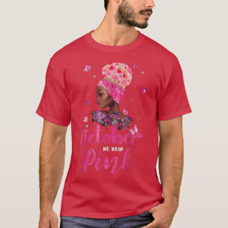 I oktober 2010 Bära vi Rosa Breast Cancer Awarenes T Shirt