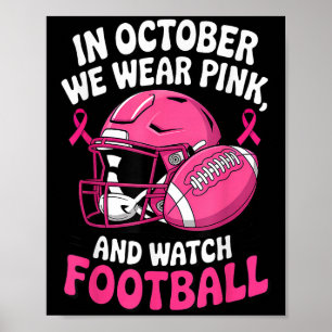 I oktober 2010 Bära vi Rosa Breast Football Cancba Poster