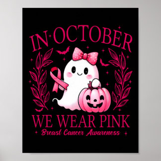 I oktober 2010 Bära vi Rosa - medvetenhet om bröst Poster