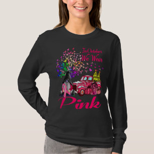 I oktober 2010 Bära vi Rosa - medvetenhet om bröst T Shirt