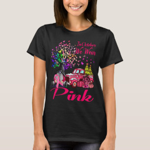 I oktober 2010 Bära vi Rosa - medvetenhet om bröst T Shirt