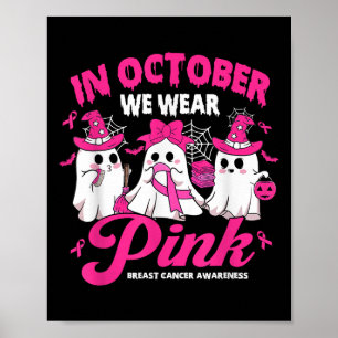 I oktober 2010 Bära vi Rosa School Janitor Breast  Poster