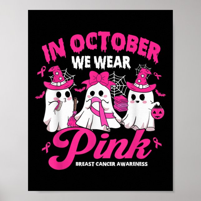 I oktober 2010 Bära vi Rosa School Janitor Breast  Poster (Framsidan)