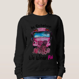 I oktober 2010 Bära vi Rosa Women School Buss Driv T Shirt