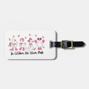 I oktober 2010 🎀 vi Bära Rosa Anka Design 🦆 💗 Bagagebricka