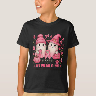 I oktober 2011 Bära vi NK Cute Ghost Breast Cancer T Shirt