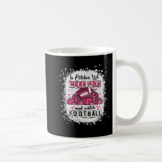 I oktober 2011 Bära vi Rosa Football Breast Cancer Kaffemugg