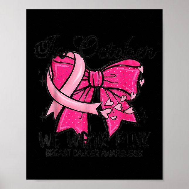 I oktober 2011 var vi Bära NK Coquette Breast Canc Poster (Framsidan)
