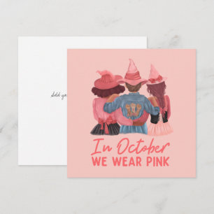 I oktober bär vi rosa för bröstcancerupplysning