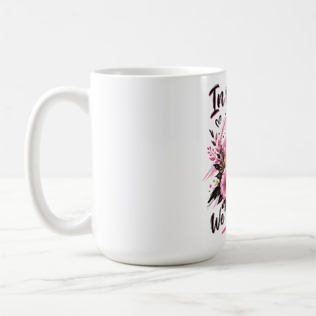 I Oktober Bär Vi Rosa Pumpa Kaffemugg (Vänster)