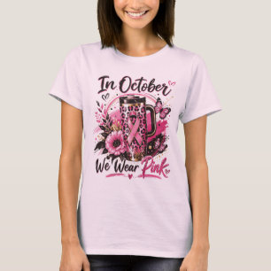 I Oktober Bär Vi Rosa Pumpa T Shirt
