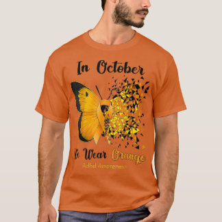 I oktober Bära Orange ADHD Awareness 853 T Shirt