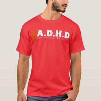 I oktober Bära Orange ADHD Awareness Orange Ri T Shirt