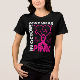 I oktober Bära Rosa 2024 T-Shirt