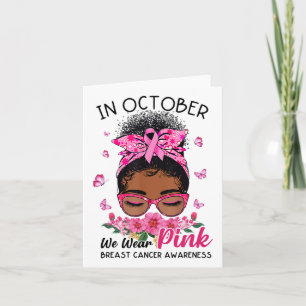 I oktober Bära Rosa Black Women Messy Bun Brea Kort