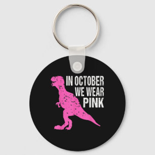 I oktober Bära Rosa Breast Cancer Awareness Ki Nyckelring