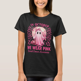 I oktober Bära Rosa Breast Cancer Awareness T Shirt
