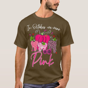 I oktober Bära Rosa Breast Cancer Dentist Dental T Shirt