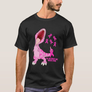 I oktober Bära Rosa Dinosaur Trex Dino Kid Boy T Shirt